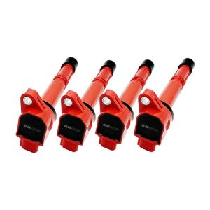 Honda Civic Ignition Coil Pack - BLOX Racing - Upgrade, Set of 4 - Red - `02-`06